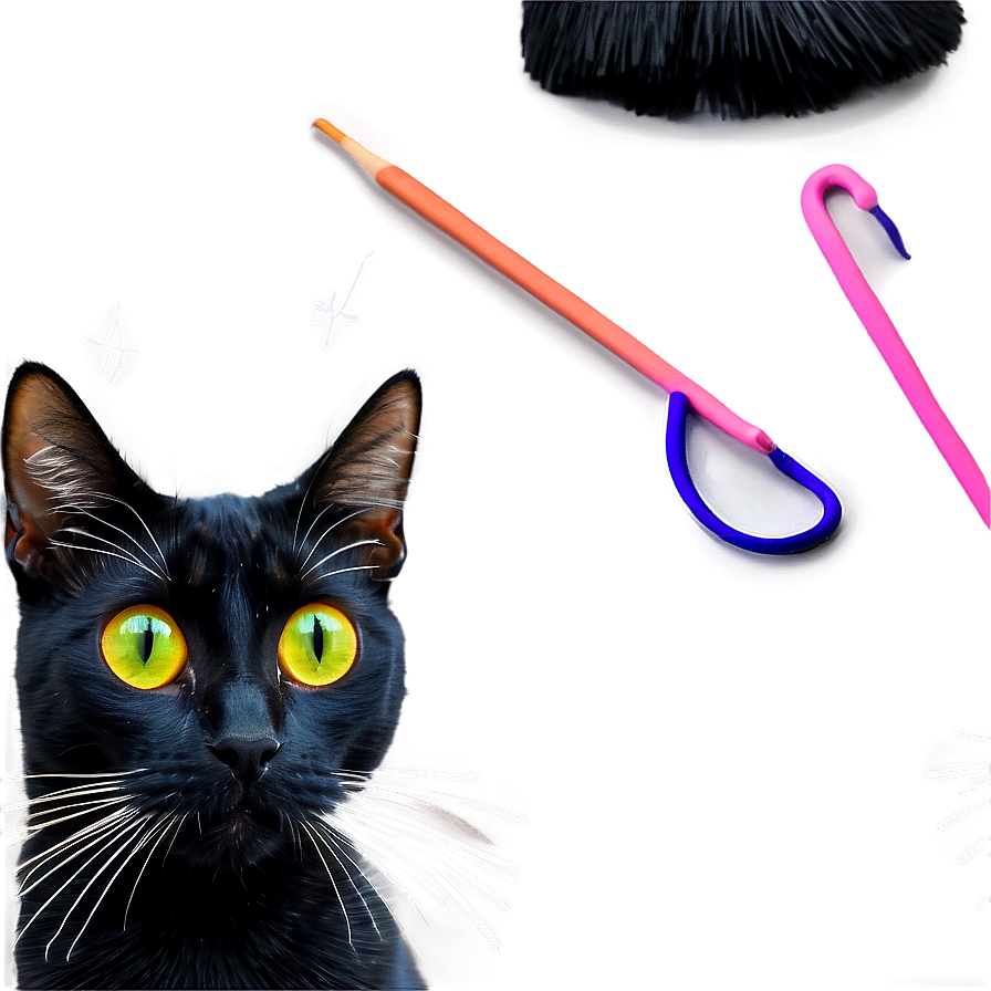 Black Cat Whiskers Png Kod58