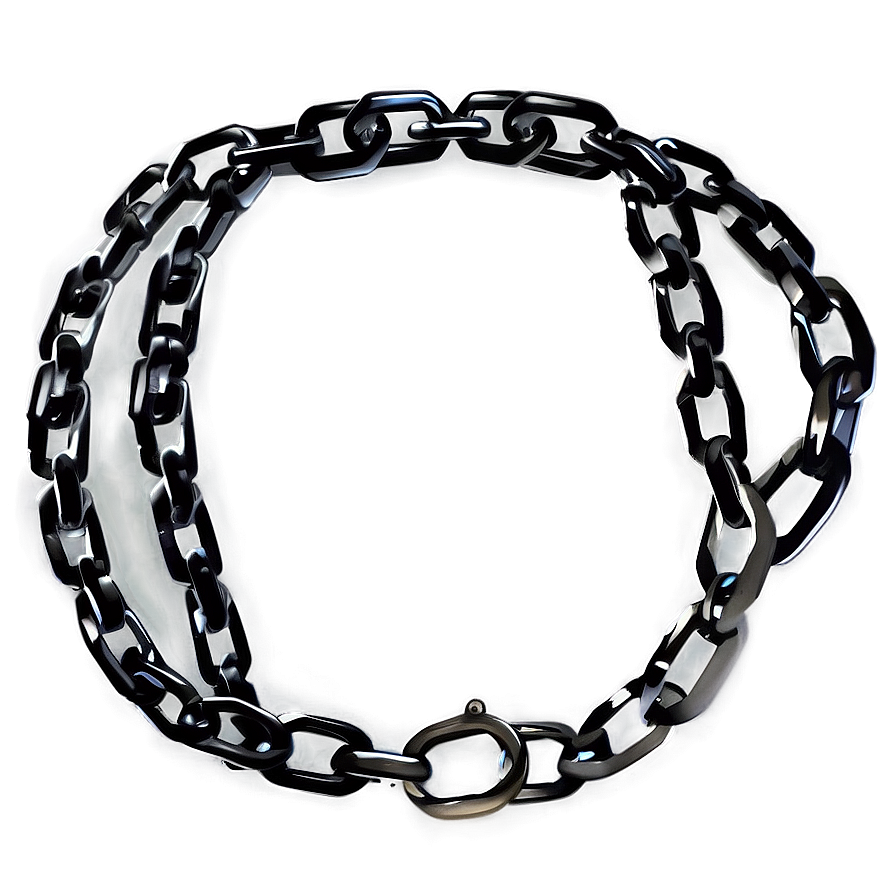 Black Chain PNG gcs30 PNG image with a transparent background, free high-resolution download