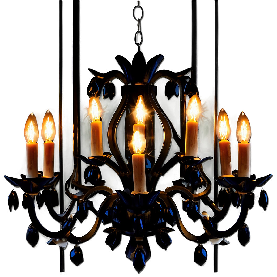 Black Chandelier Png 94