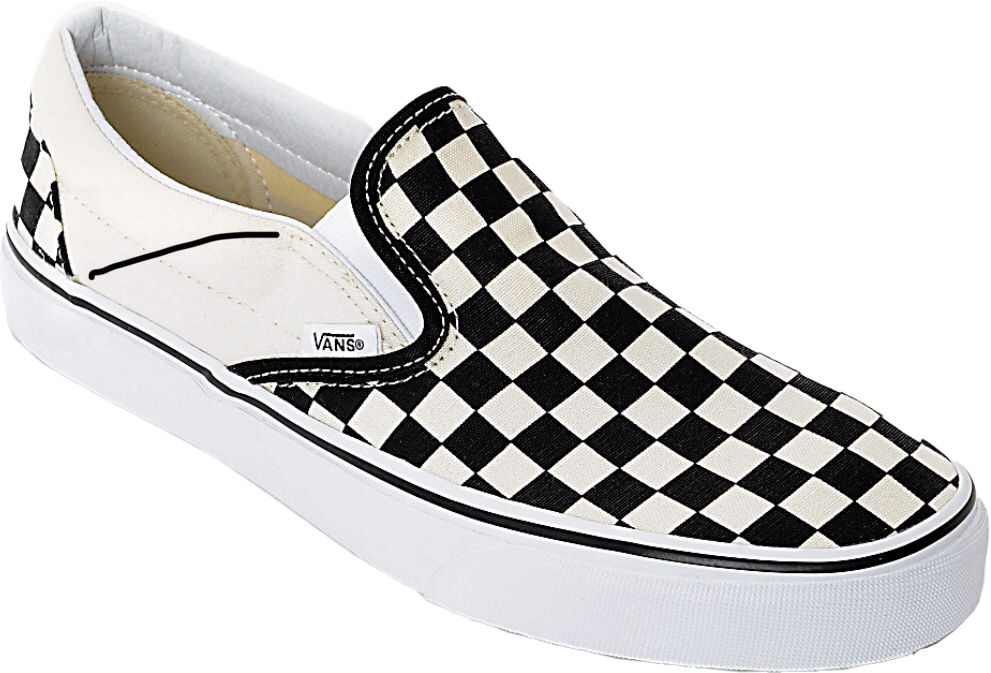 Black Checkered Vans 😇 - Pink And White Patterns, HD Png Download PNG with transparent background