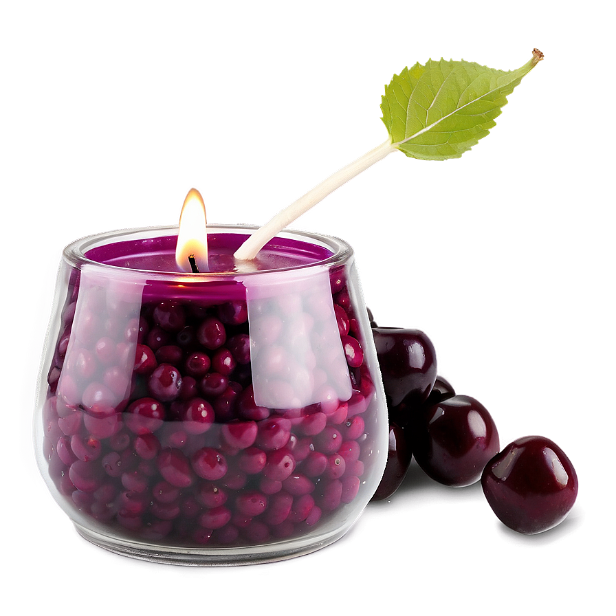 Black Cherry Candle Png 90