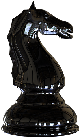 Chess Black Horse, Chess Pieces - Chess Pawn Horse, HD Png Download PNG with transparent background