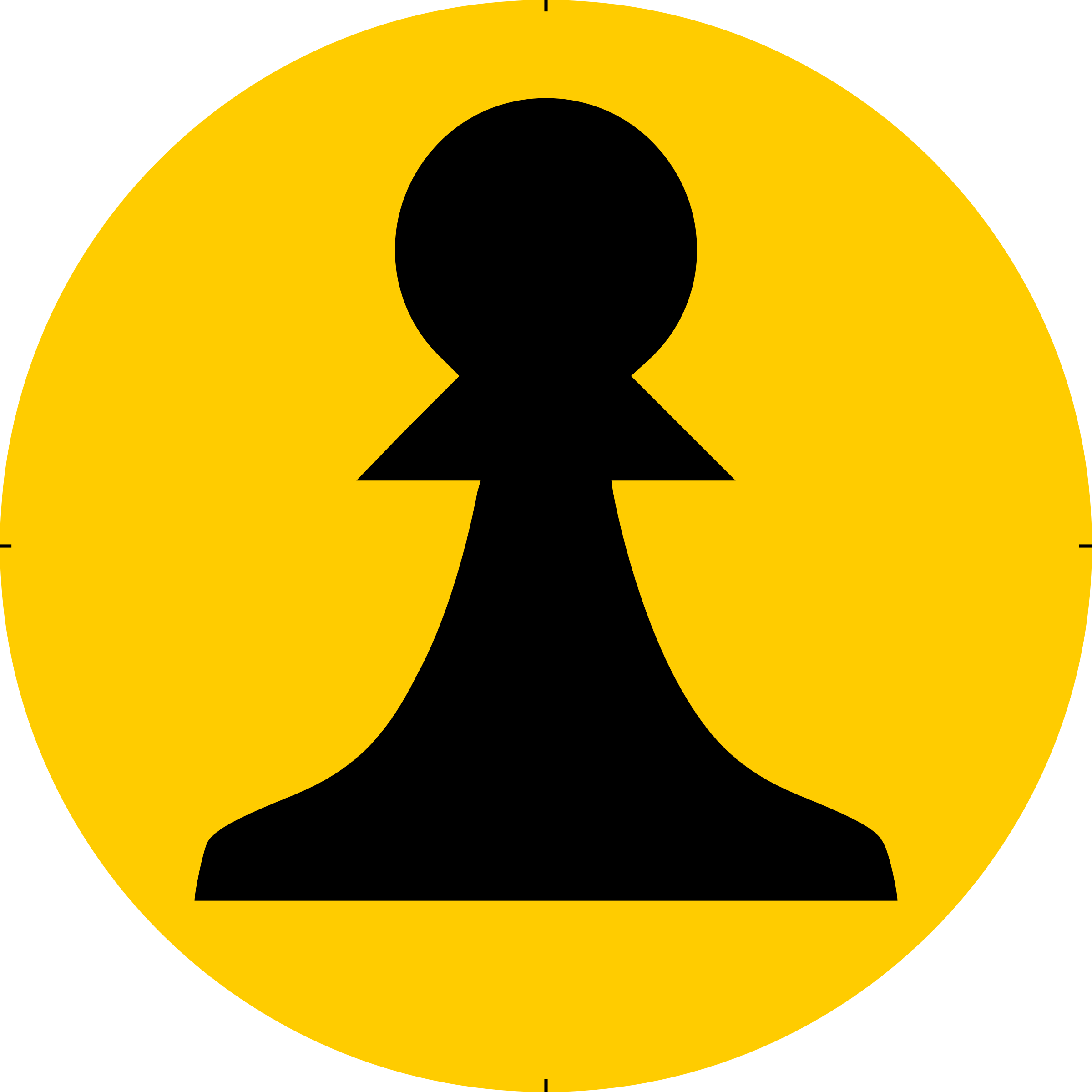 Black Chess Pawn Icon