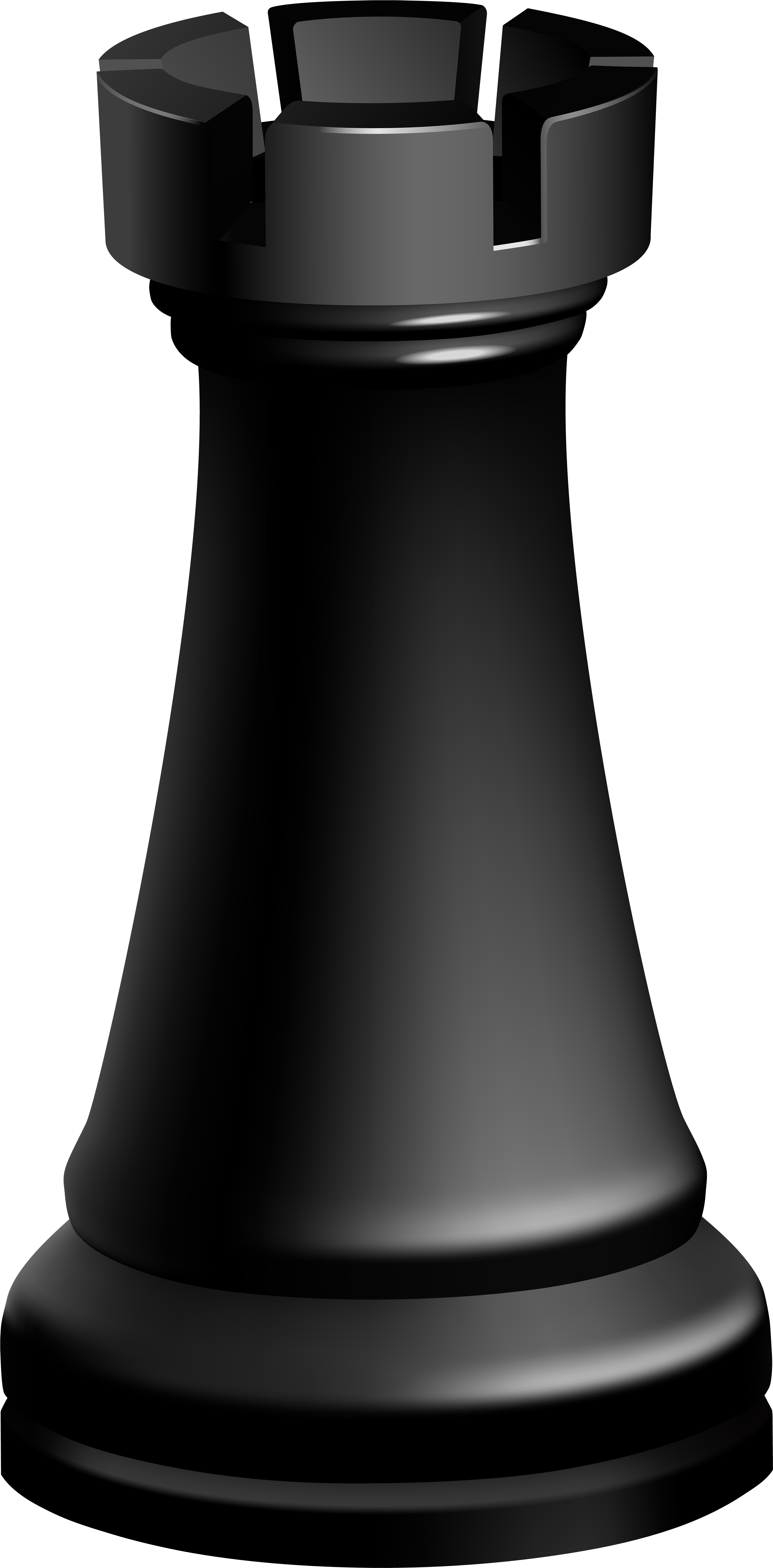 Rook Black Chess Piece Png Clip Art - Chess Piece Rook Clipart, Transparent Png PNG with transparent background