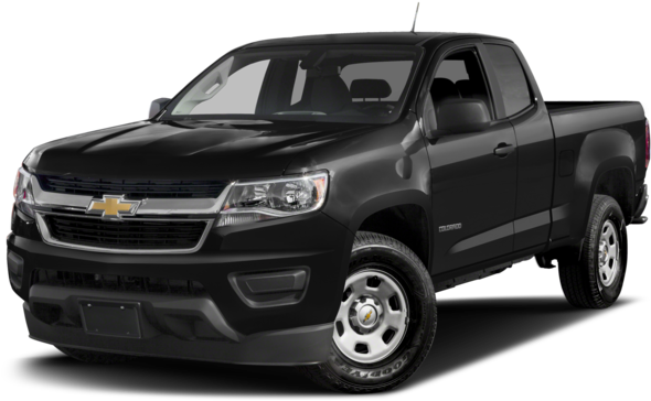 Black Chevrolet Colorado Pickup Truck