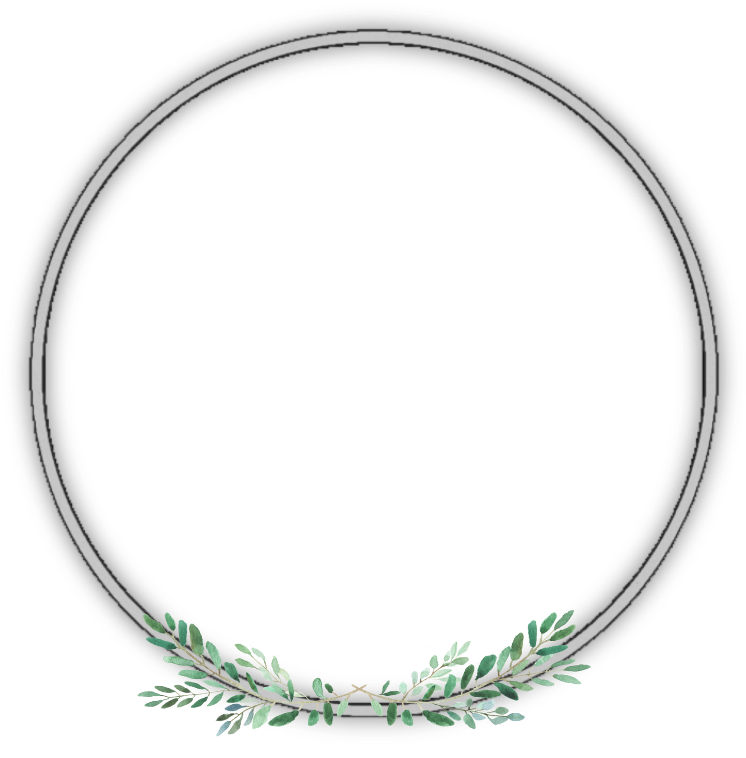 Black Circle Outlinewith Greenery Accent.png