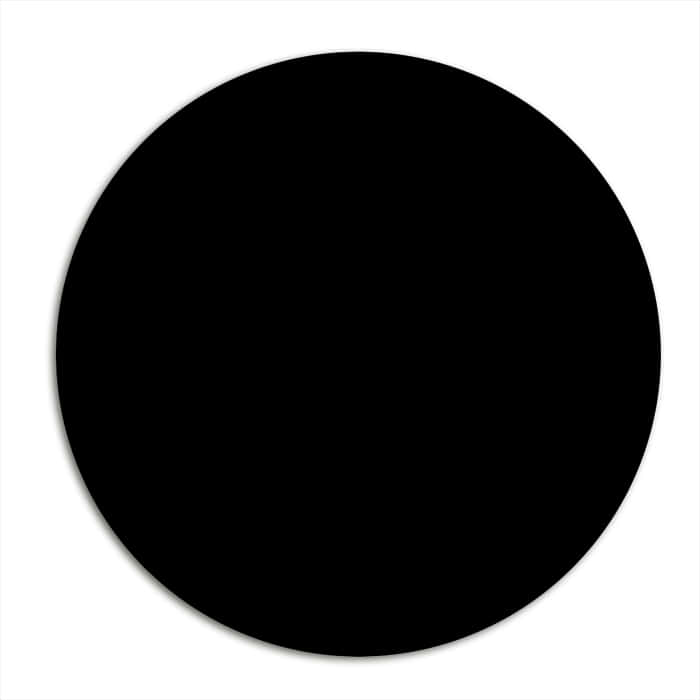 Black Circle White Background PNG with transparent background