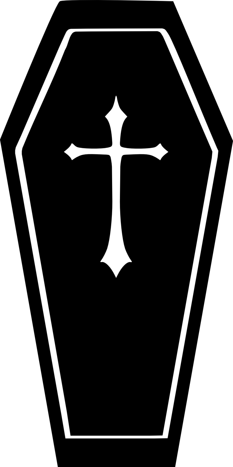 Stock Gothic Coffin By Vashkranfeld On Clipart Library - Coffin Drawing PNG with transparent background