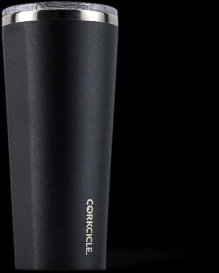 Black Corkcicle Tumbler Product Shot