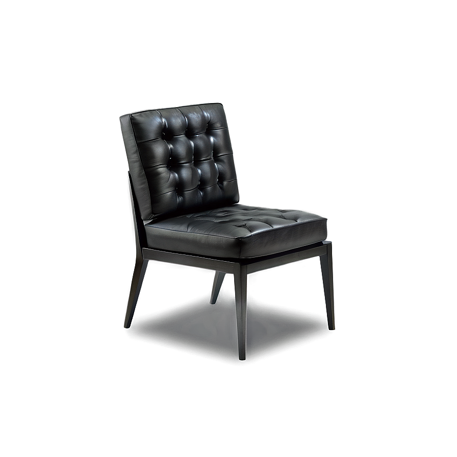 Black Corner Chair Png 06282024