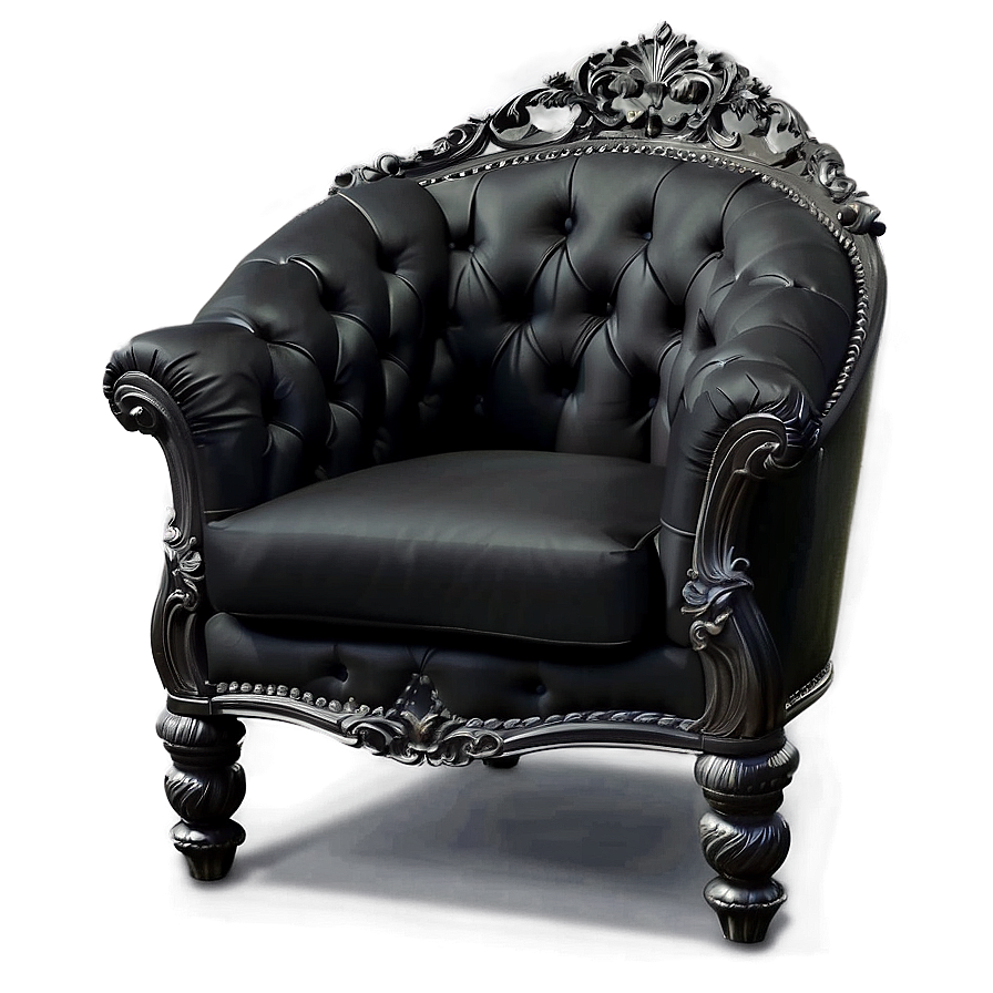 Black Corner Chair Png Tix