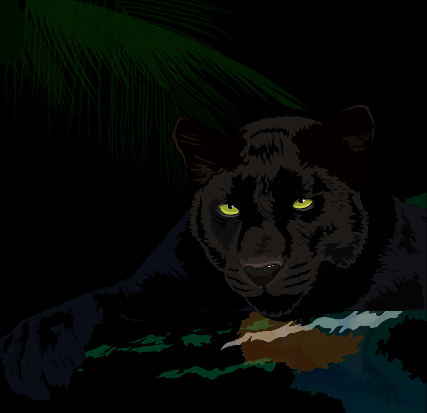 Black Cougar Leopard Jaguar - Jaguar Puma Black Panther Panther, HD Png Download PNG with transparent background