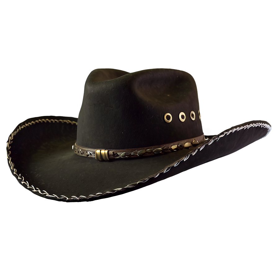 Black Cowboy Hat Transparent Background Png 05262024