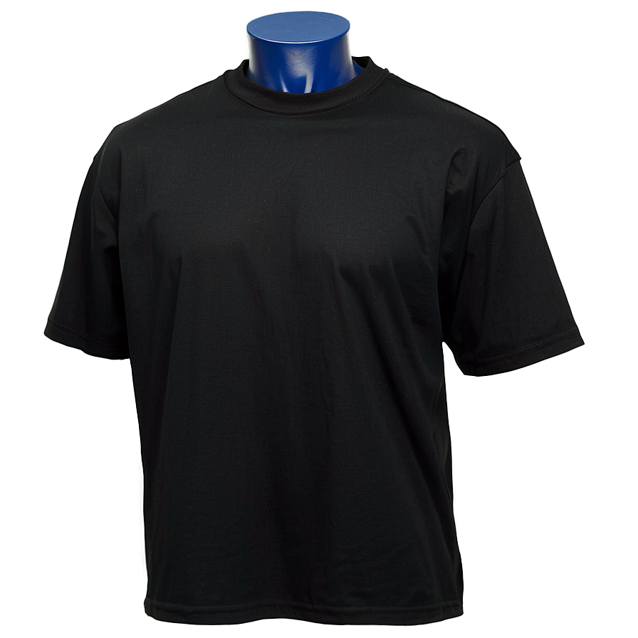 Black Crew Neck T Shirt PNG 05252024 PNG image with a transparent background, free high-resolution download