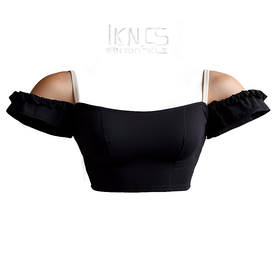 Black Crop Top Profiles Png Ioi