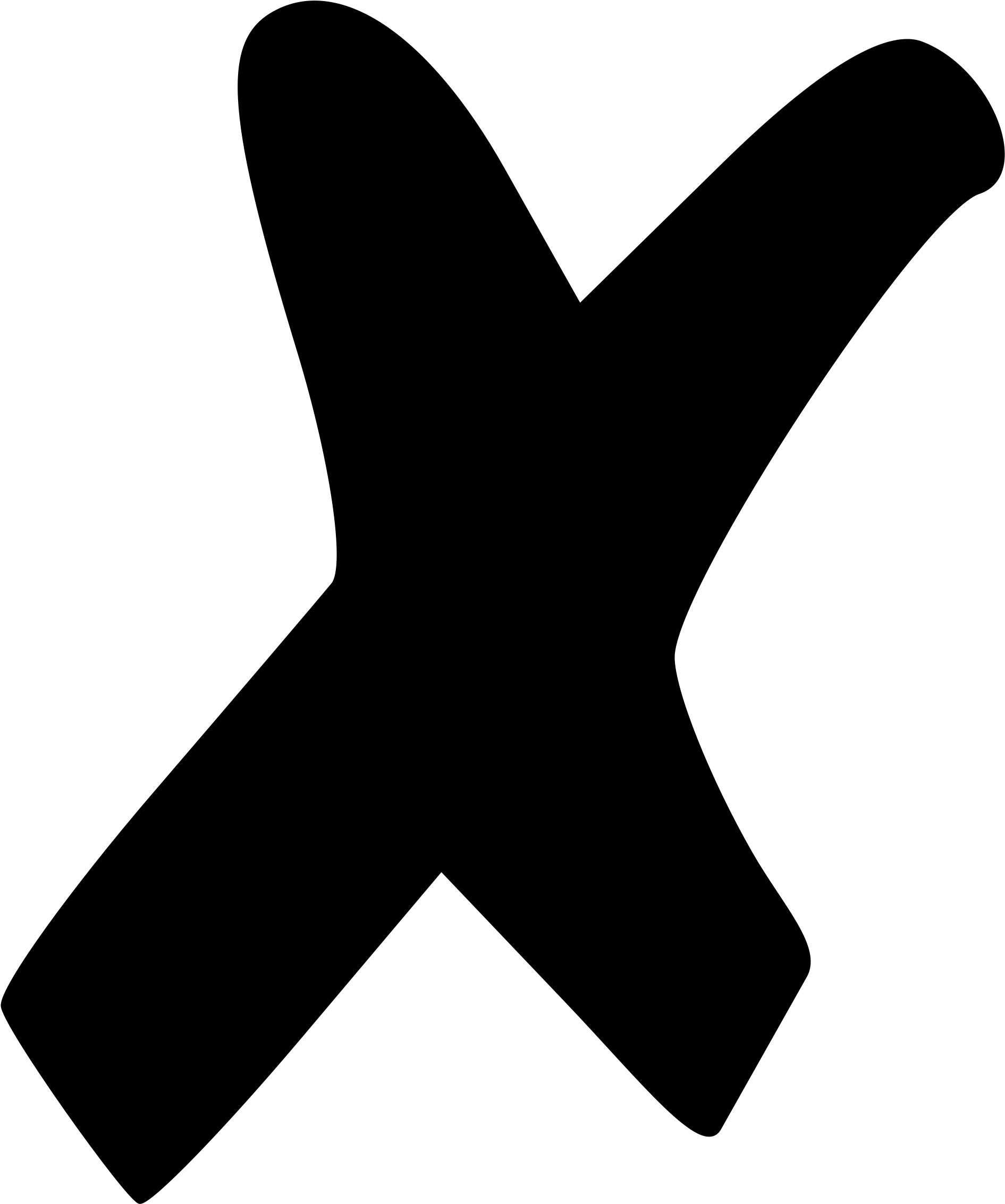 Black X Png, Transparent Png PNG with transparent background