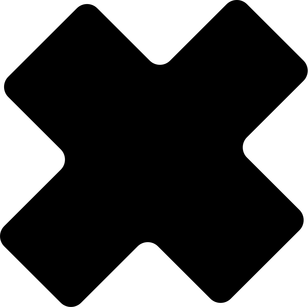 Thick Cross Mark - Png Shape Cross, Transparent Png PNG with transparent background