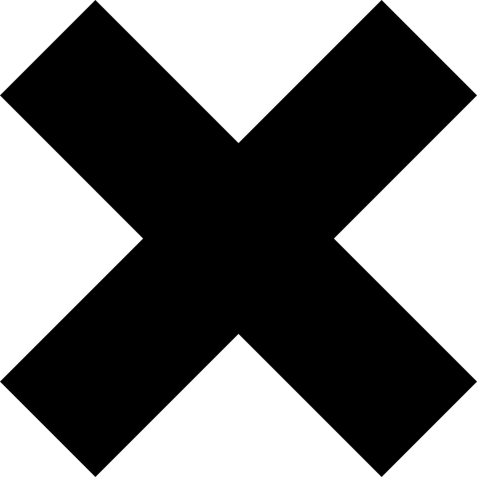 Cross Mark - Black X, HD Png Download PNG with transparent background