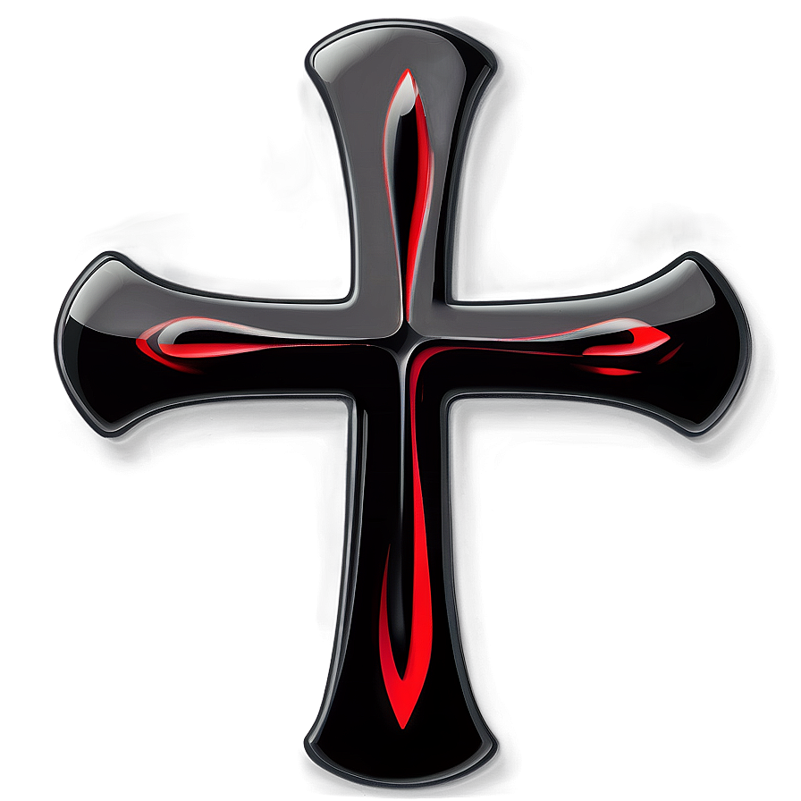 Black Cross Tattoo Design Png 64