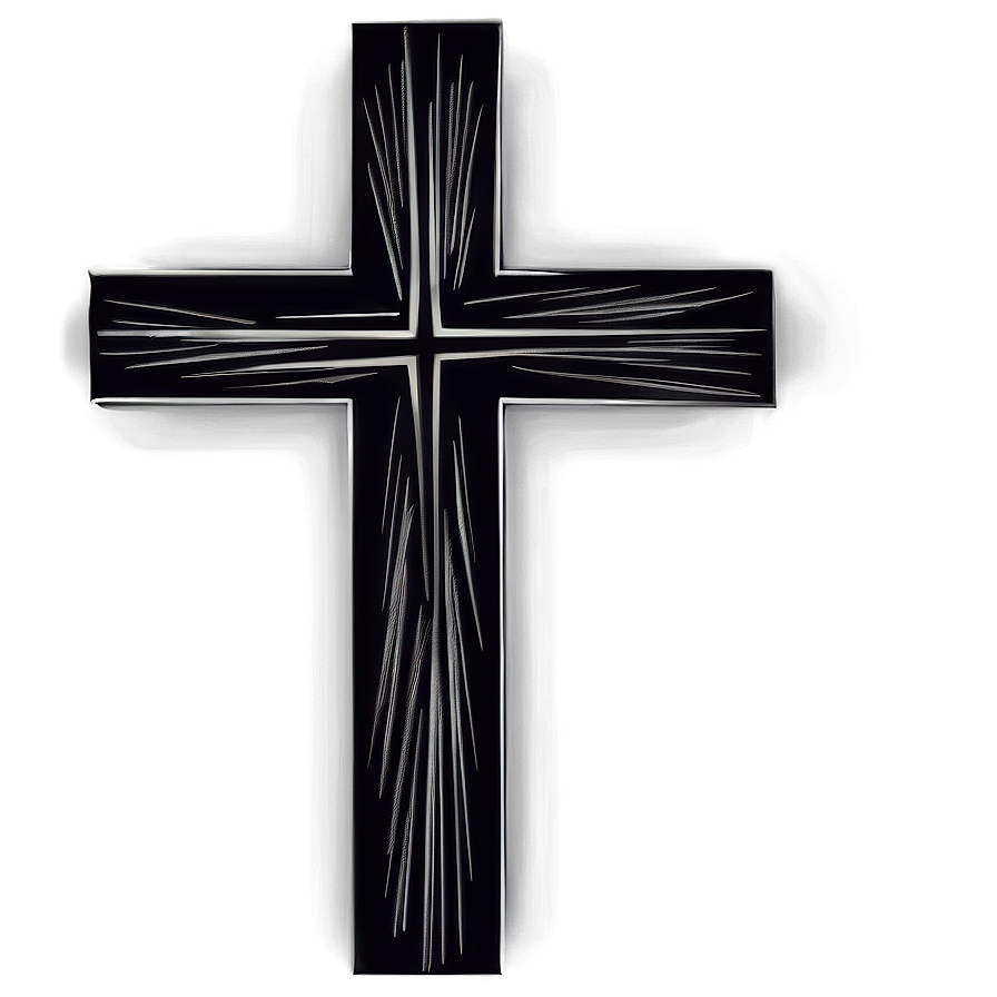 Black Cross Vector Art Png 4