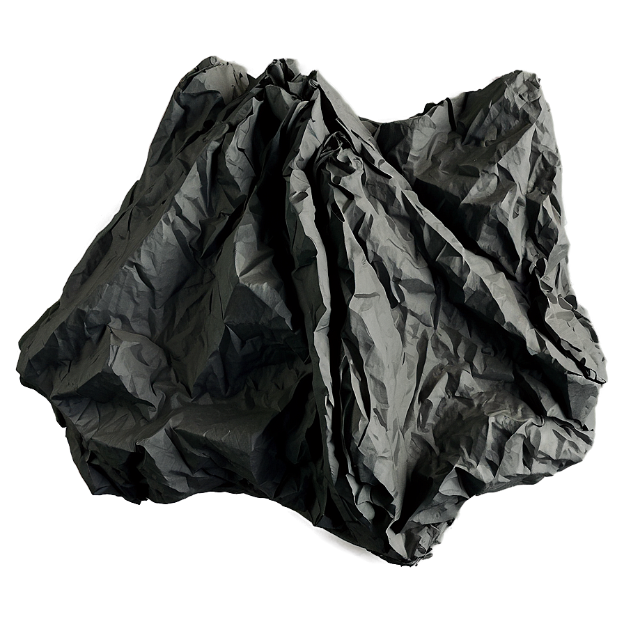 Black Crumpled Paper Texture Png Xod24