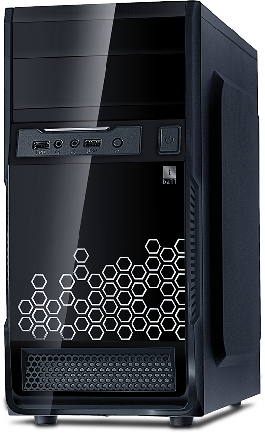 Black Desktop Computer Case