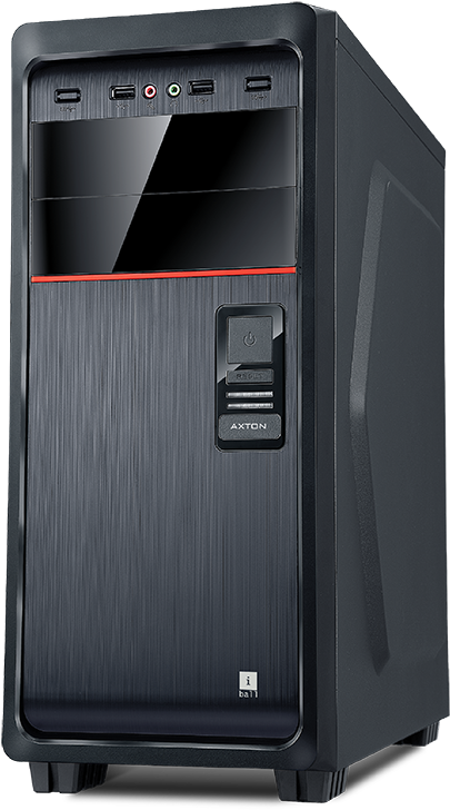 Black Desktop Computer Tower Case