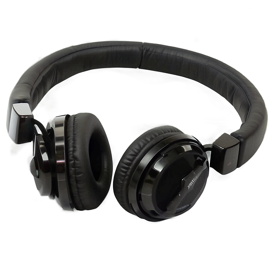 Black DJ Headphones PNG 06212024 PNG image with a transparent background, free high-resolution download