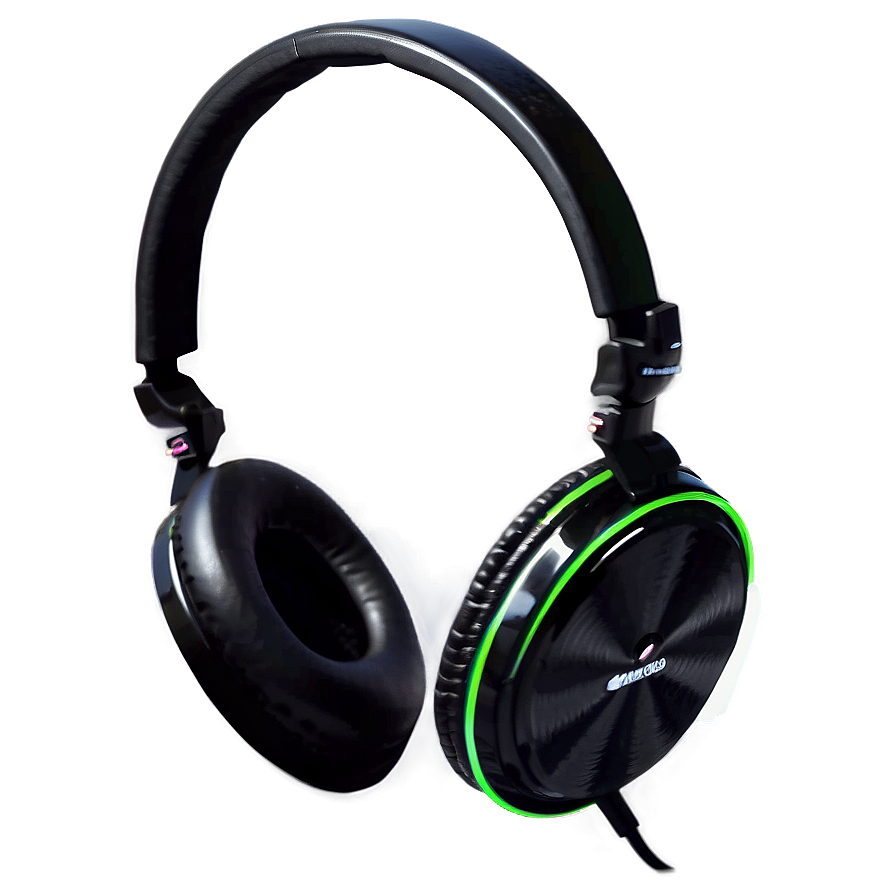Black DJ Headphones PNG 64 PNG image with a transparent background, free high-resolution download