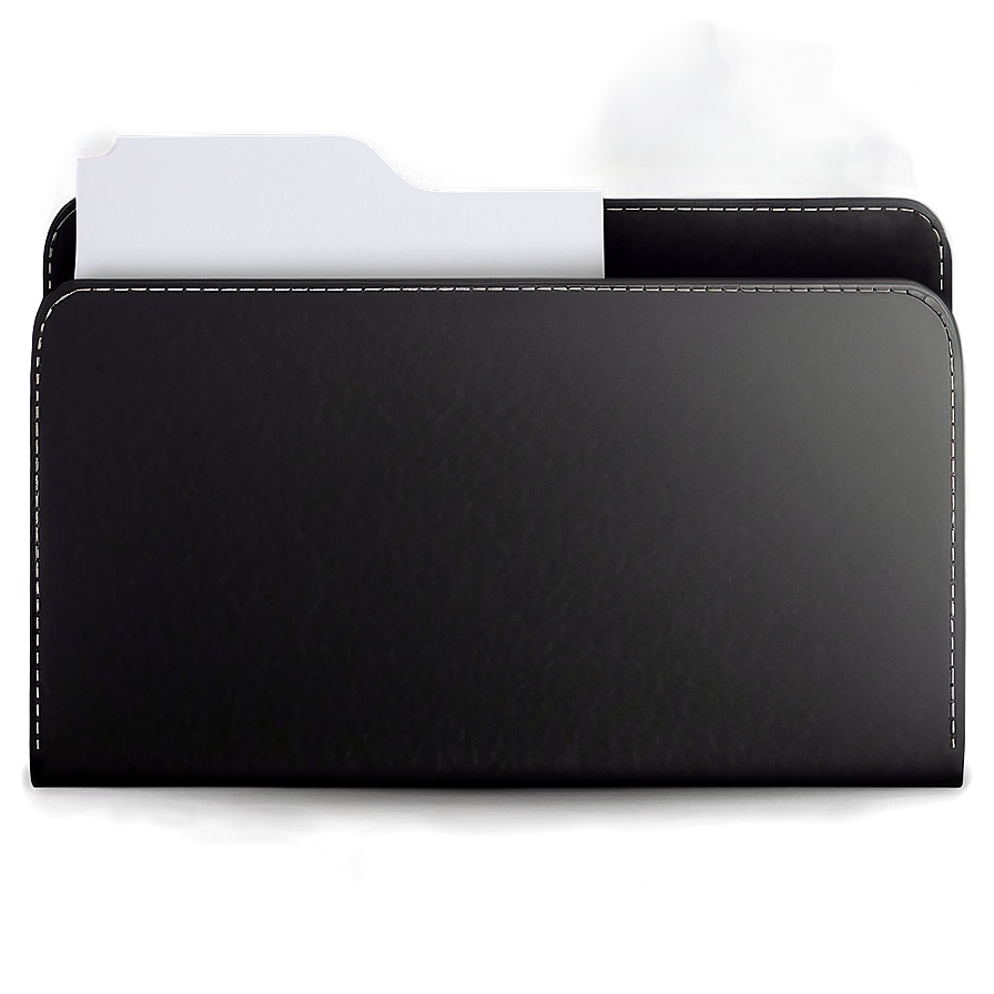Black Document Folder PNG mux25 PNG image with a transparent background, free high-resolution download