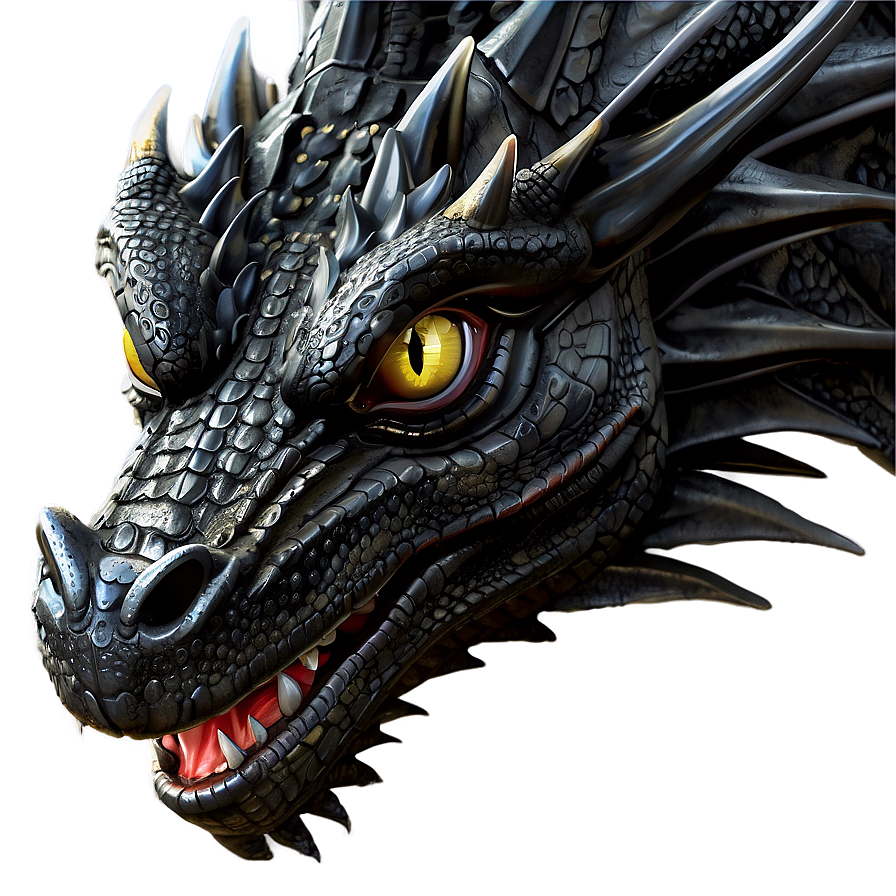 Black Dragon Vector Png 05032024