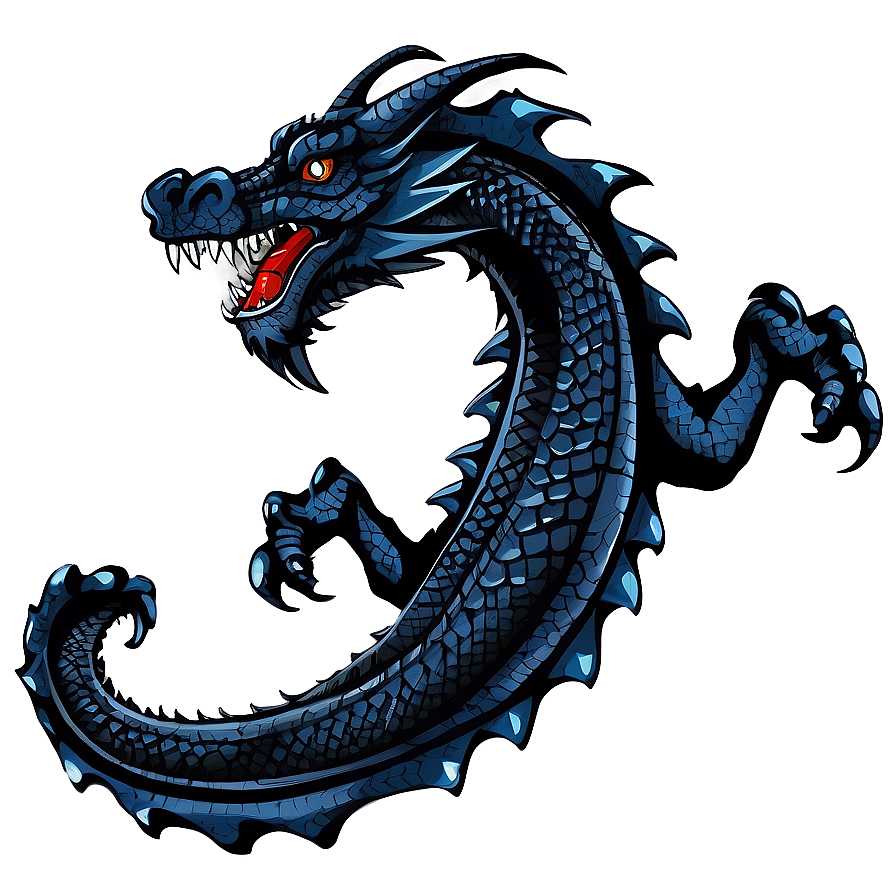 Black Dragon Vector Png Fbm89