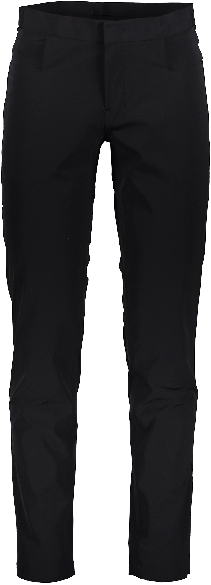 Black Dress Pants Front View PNG with transparent background
