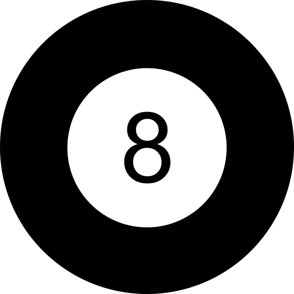 Eight Ball Snooker Billiards Sports - Circle, HD Png Download PNG with transparent background