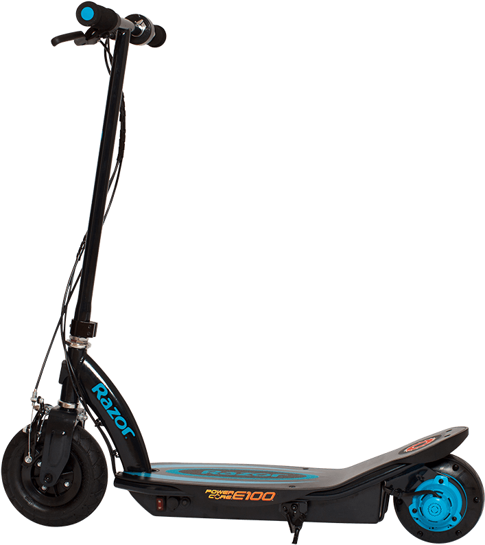 Scooter Clipart Razor Scooter - Razor Power Core E100 Electric Scooter, HD Png Download PNG with transparent background
