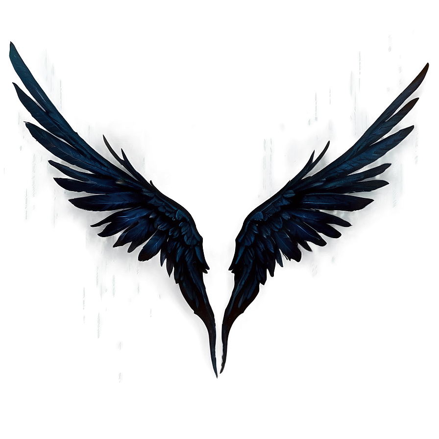 Black Emo Wings PNG 23 PNG with transparent background