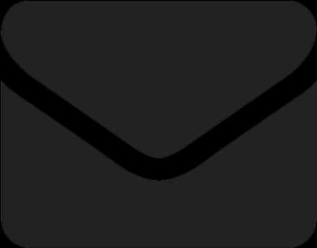 Black Envelope Icon PNG image with a transparent background, free high-resolution download