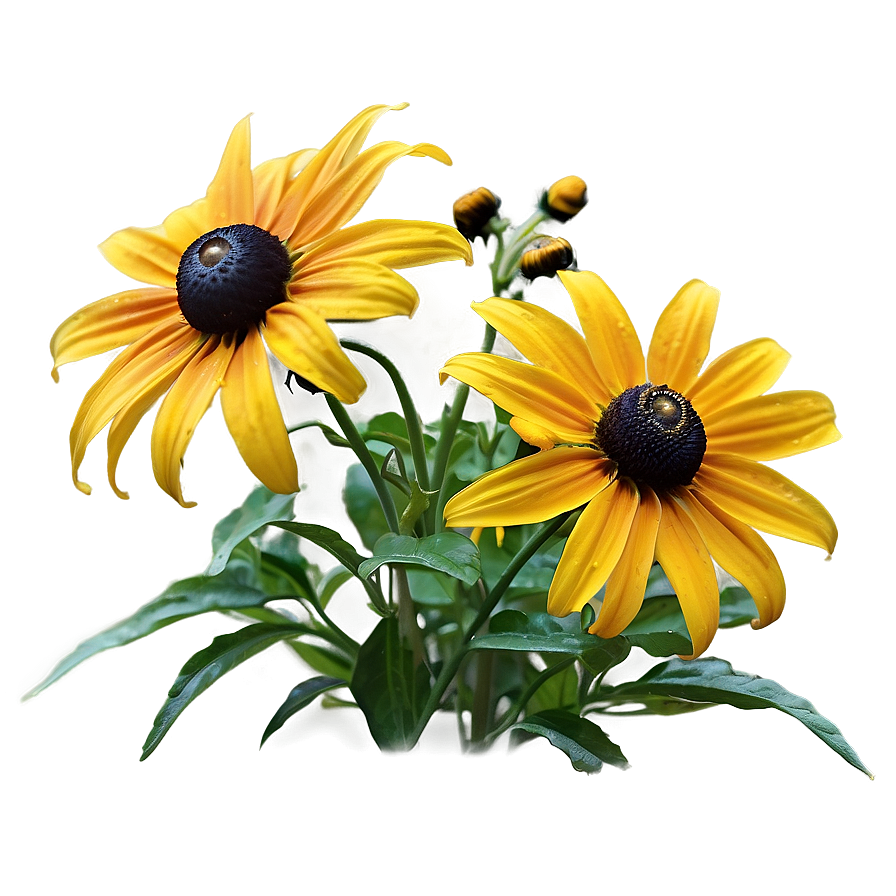 Black Eyed Susan Garden View Png 06282024