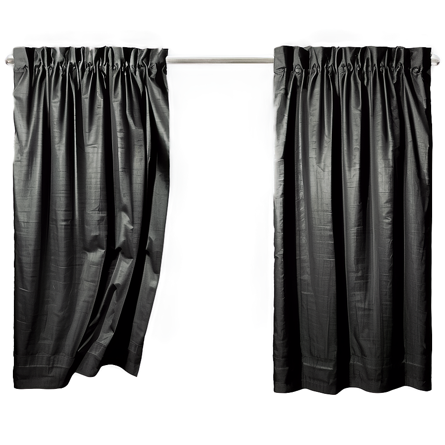 Black Fade Curtain Png 26