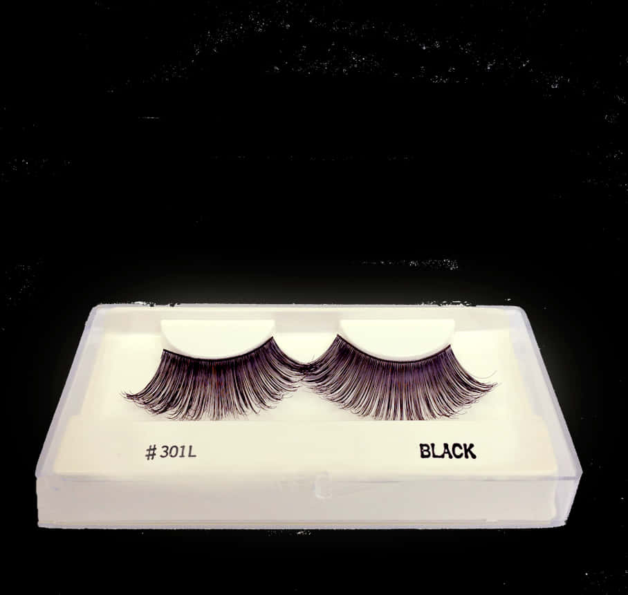 Black Fake Eyelashes301 L