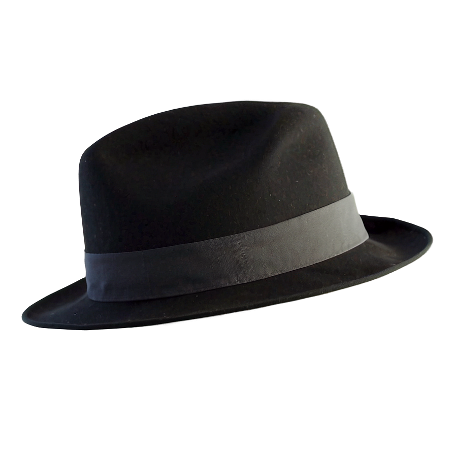 Black Fedora PNG 05252024 PNG with transparent background