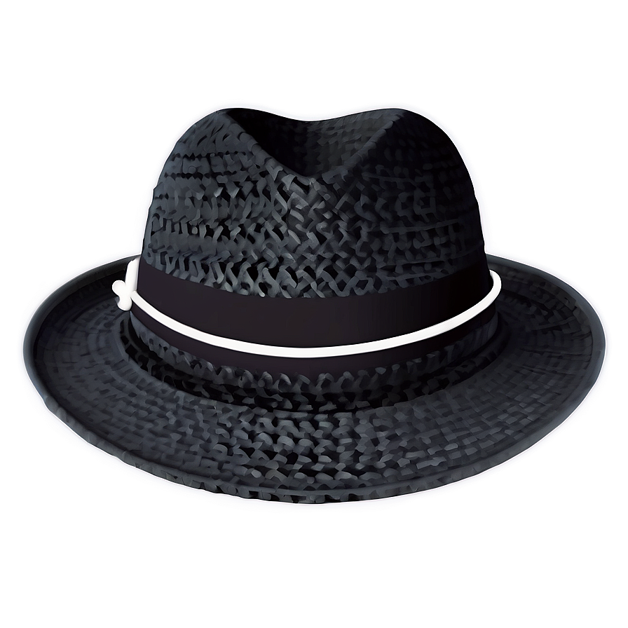 Black Fedora PNG 05252024 PNG with transparent background