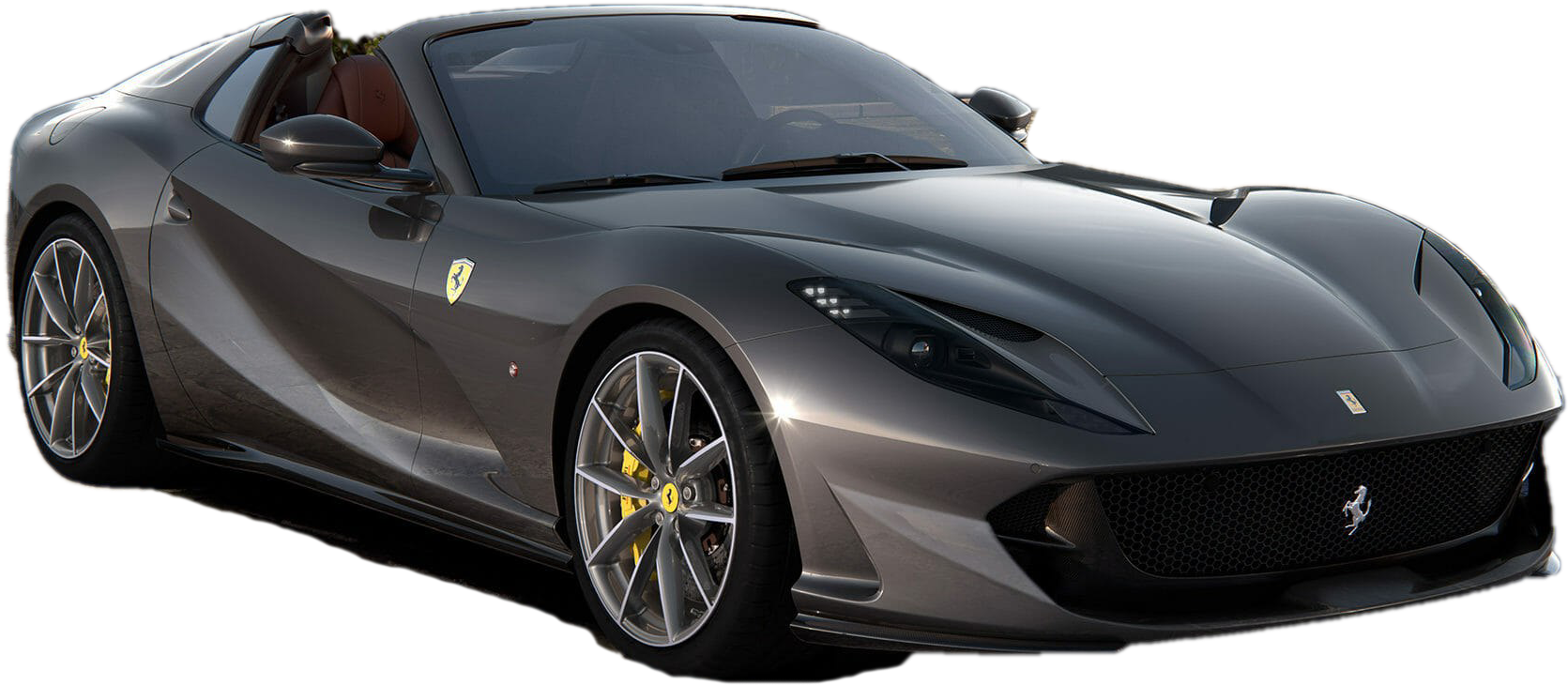 Black Ferrari812 Superfast Side View