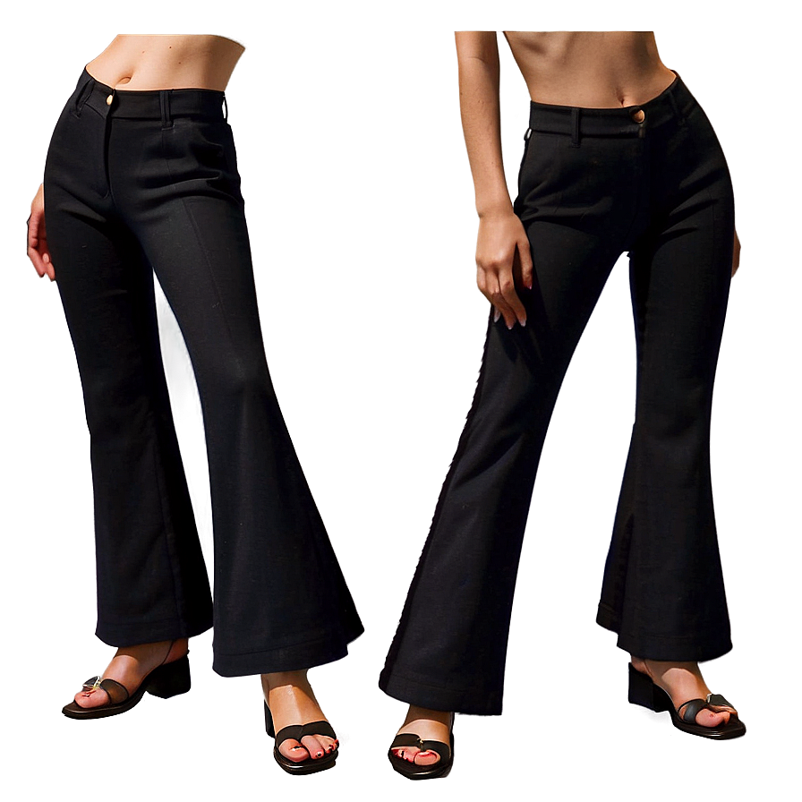 Black Flare Pants Png 06212024