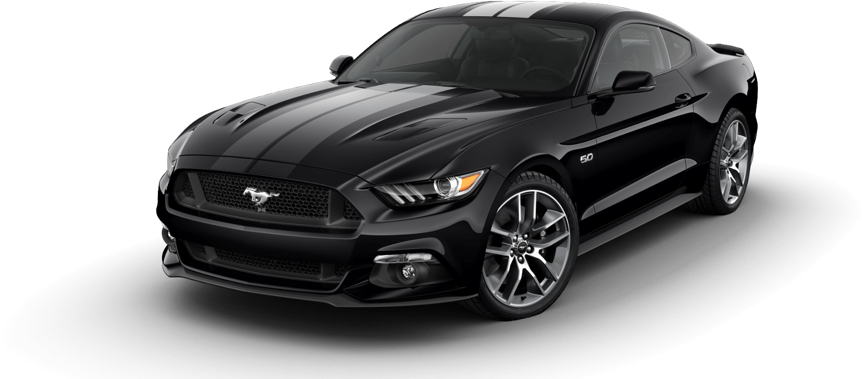 Black Ford Mustang G T Coupe