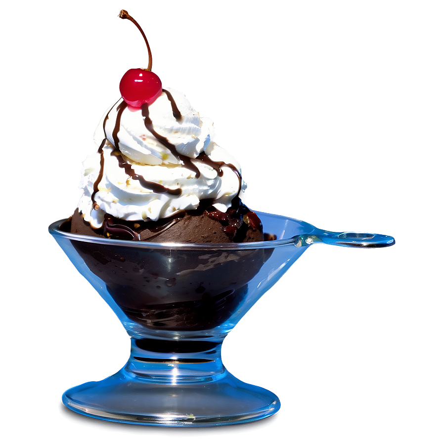 Black Forest Ice Cream Sundae Png 47