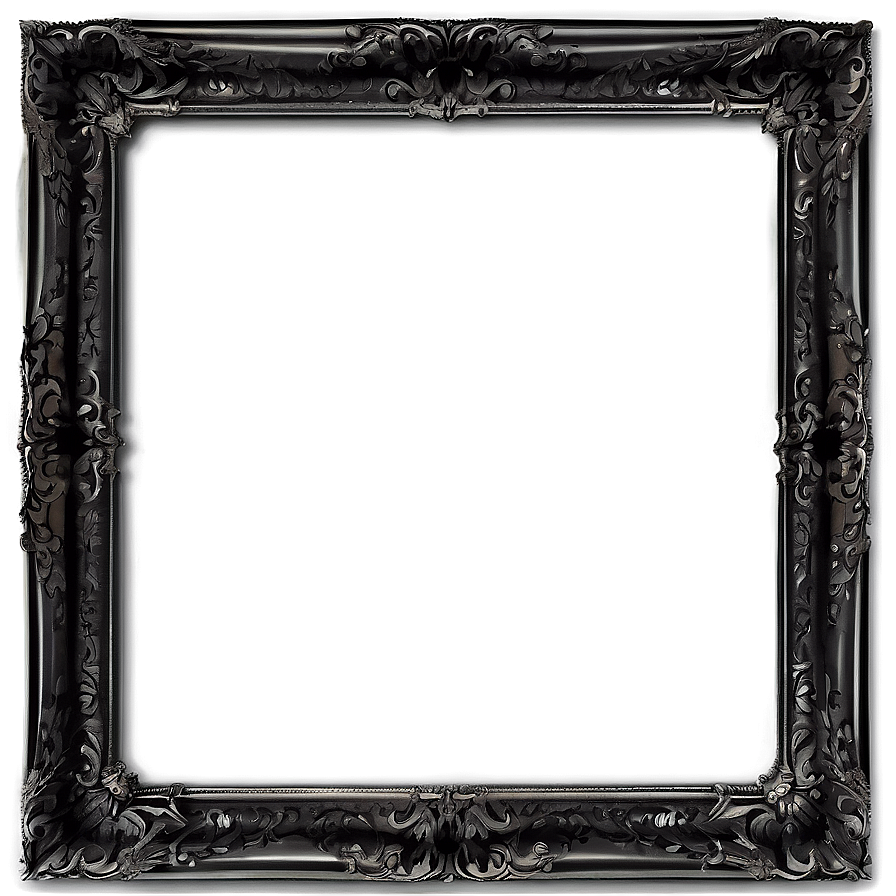 Black Frame For Canvas Png Fvd