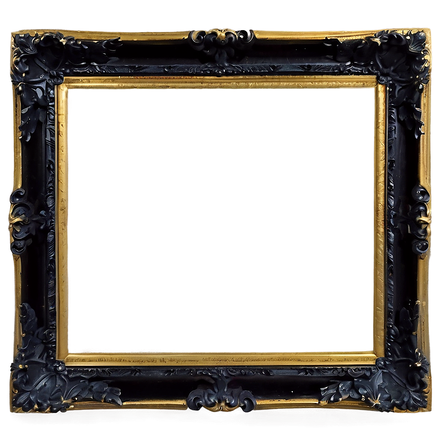 Black Frame For Gallery Wall Png Mfq