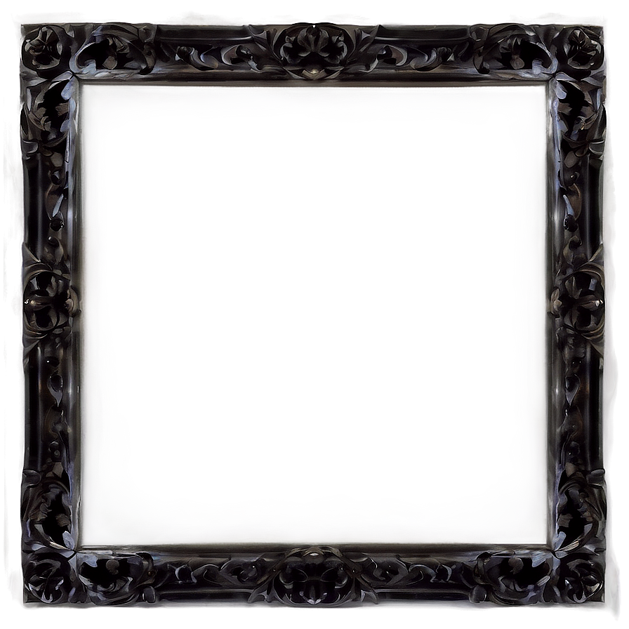 Black Frame Transparent Png 06262024