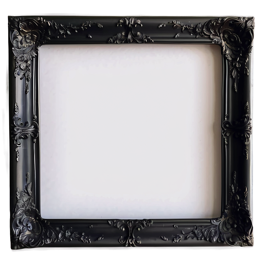 Black Frame With Shadow Box Png 06262024